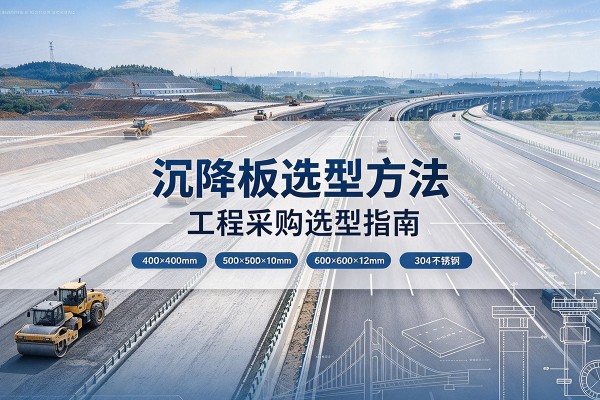 游仙沉降板选择方法