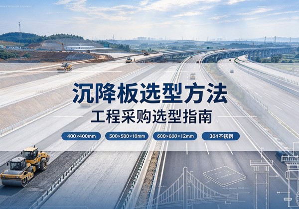 游仙沉降板选择方法